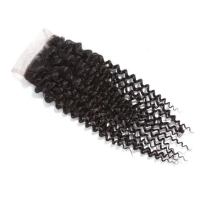 Deep Wave Human Hair Closure