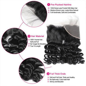 Brazilian Loose Wave Hair Lace Closure